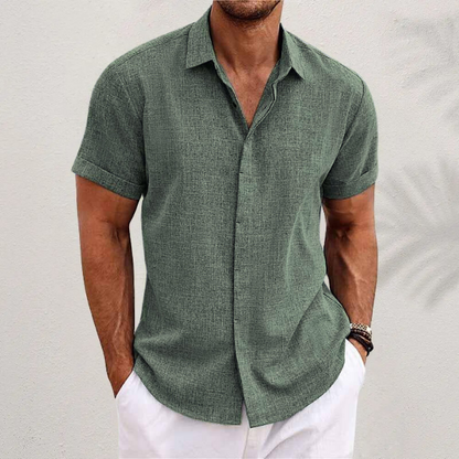 Linen Shirt | Short-Sleeve Summer Shirt