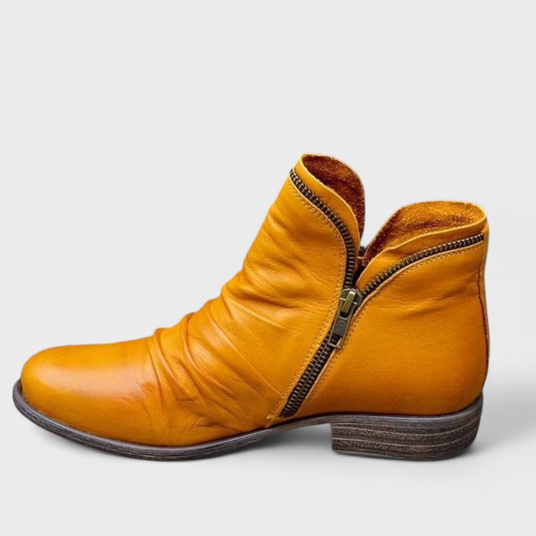 Orthopedic Comfort Ankle Boots | Supportive Block Heel Boots