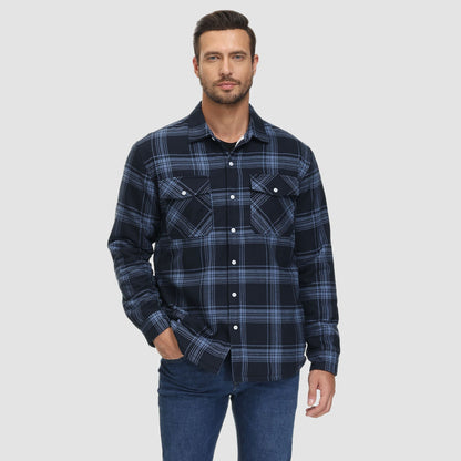 Shirt Jacket | Sherpa-Lined Check Overshirt