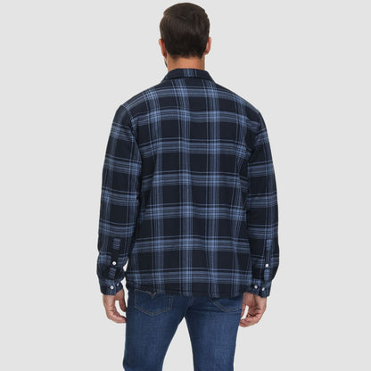 Shirt Jacket | Sherpa-Lined Check Overshirt