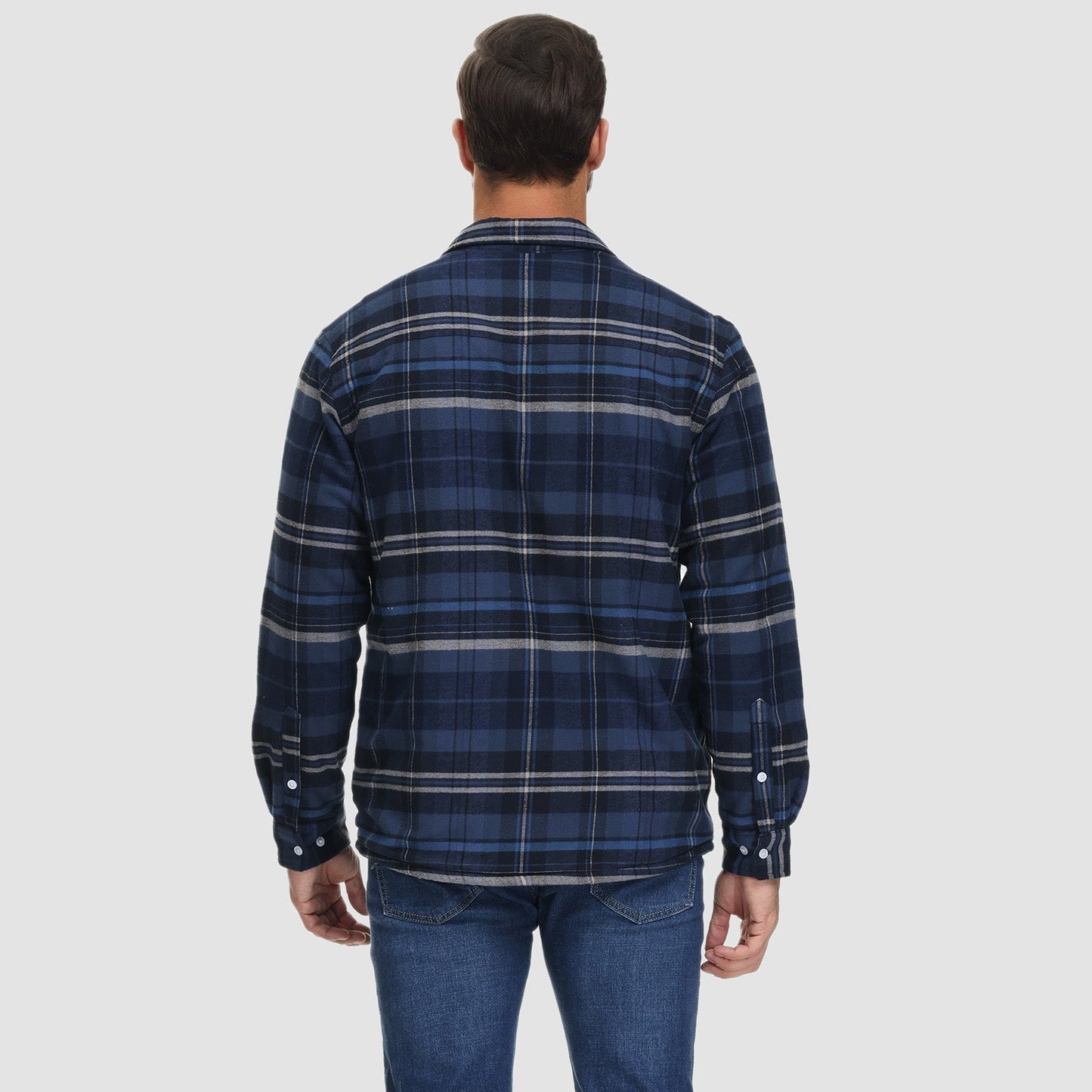 Shirt Jacket | Sherpa-Lined Check Overshirt