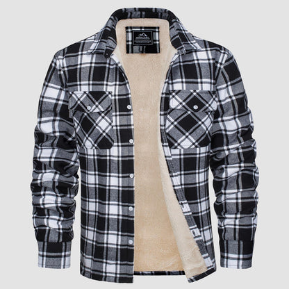 Shirt Jacket | Sherpa-Lined Check Overshirt