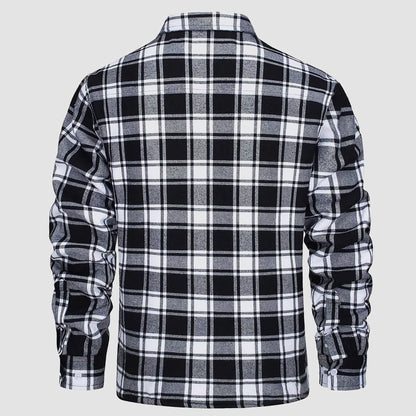 Shirt Jacket | Sherpa-Lined Check Overshirt