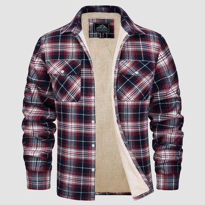Shirt Jacket | Sherpa-Lined Check Overshirt