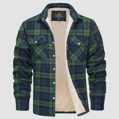 Shirt Jacket | Sherpa-Lined Check Overshirt