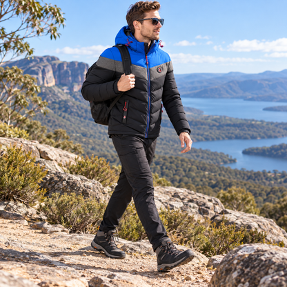 Men's Jacket | Waterproof Hooded Winter Jacket