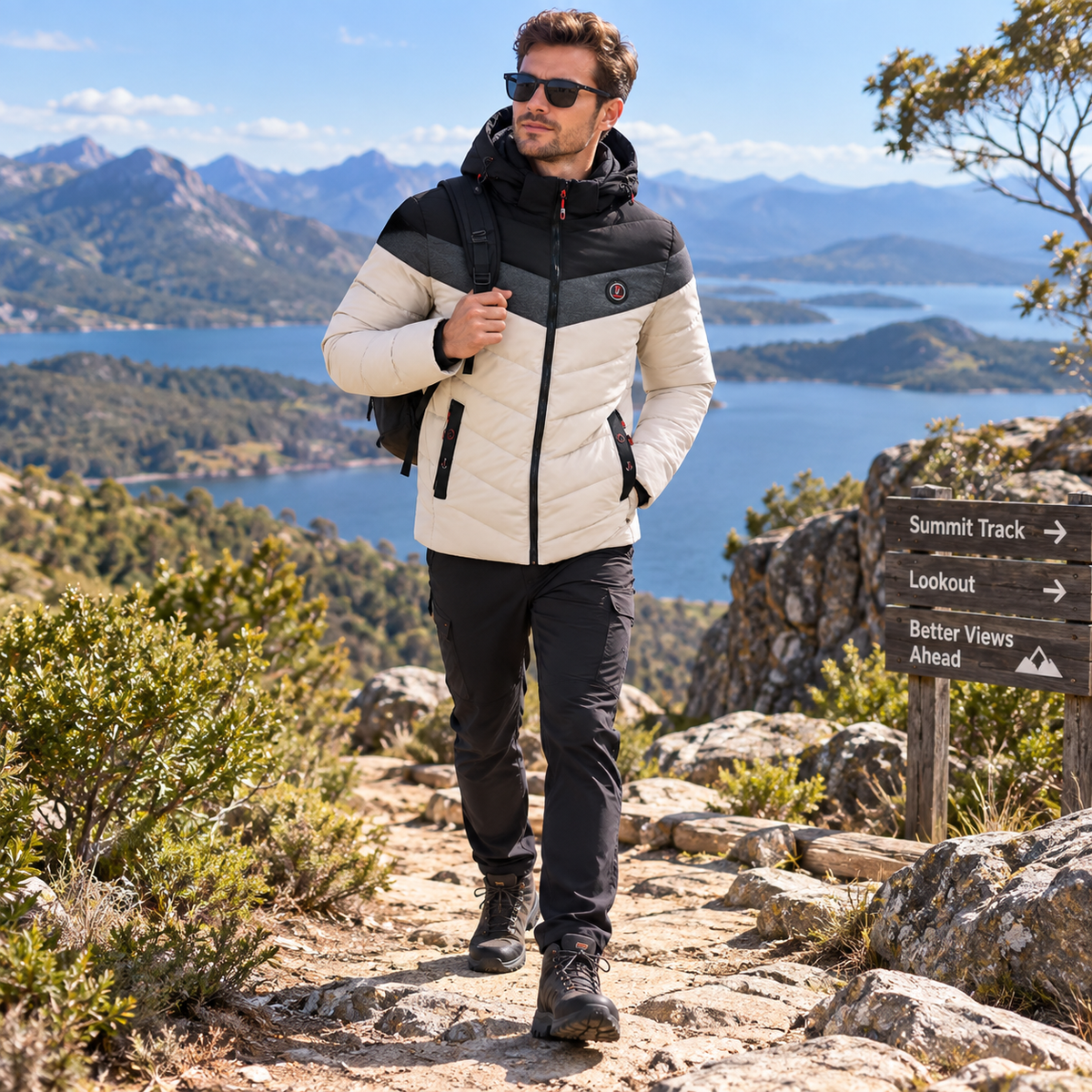 Men's Jacket | Waterproof Hooded Winter Jacket