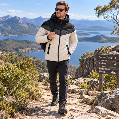 Men's Jacket | Waterproof Hooded Winter Jacket