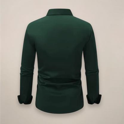Men's Shirt | Slim-Fit Long-Sleeve Casual Shirt