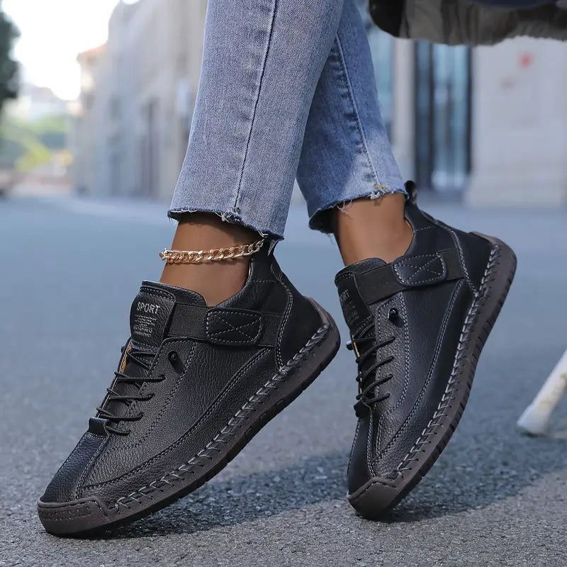 Orthopedic Sneakers | Lightweight Leather Comfort Sneakers