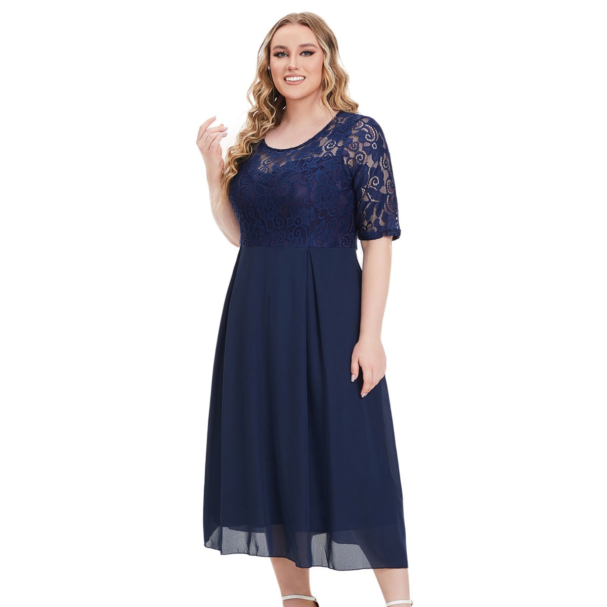 Chiffon Maxi Dress | Long Sleeve Elegant Maxi Dress