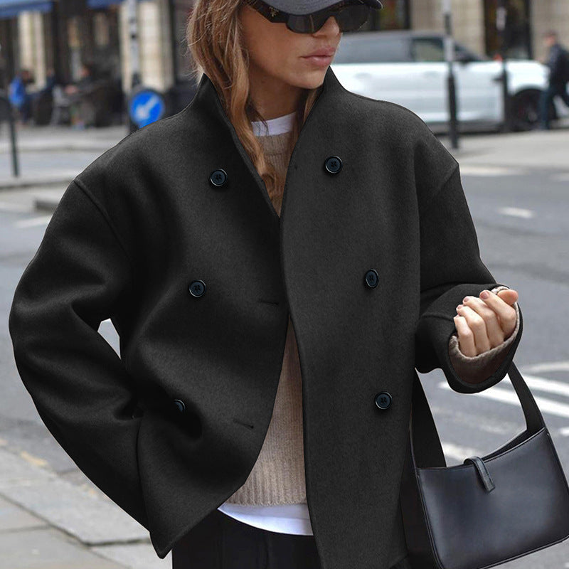 Oversized Jacket | Button-Front Casual Linen Jacket