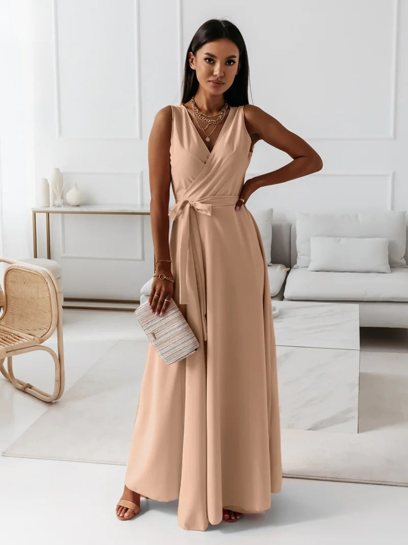 Maxi Dress | Wrap-Style Wedding Guest Dress