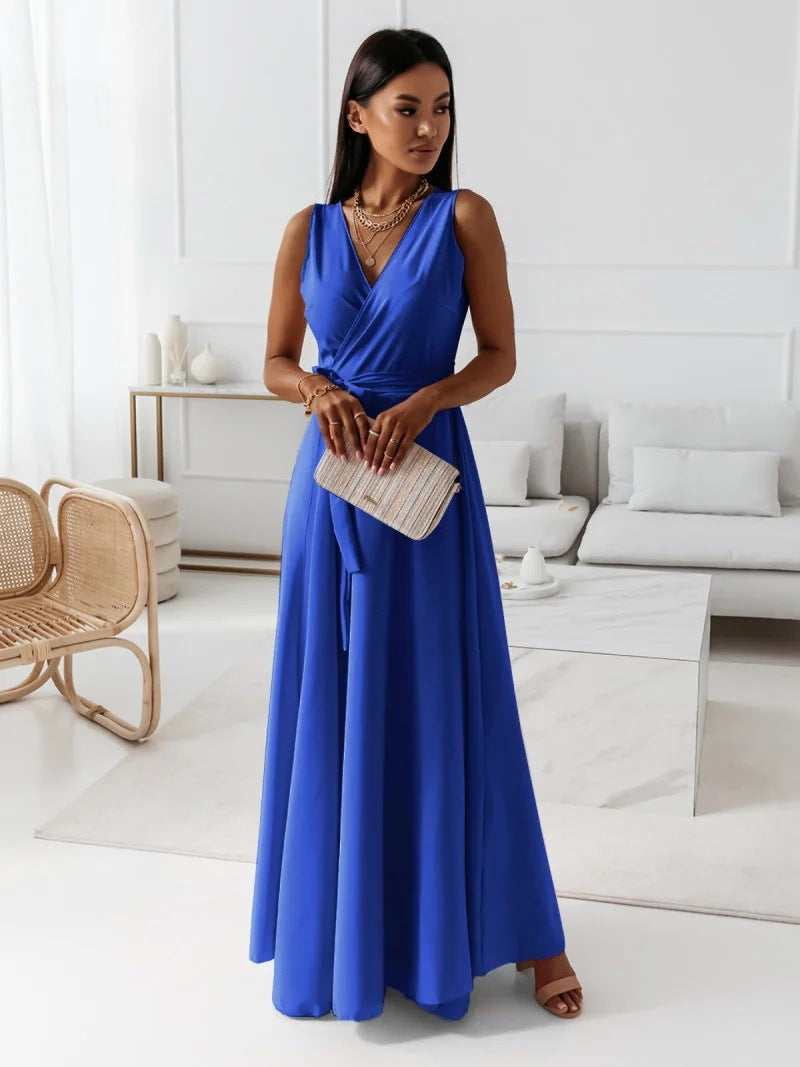 Maxi Dress | Wrap-Style Wedding Guest Dress