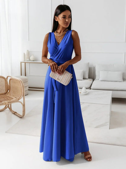 Maxi Dress | Wrap-Style Wedding Guest Dress
