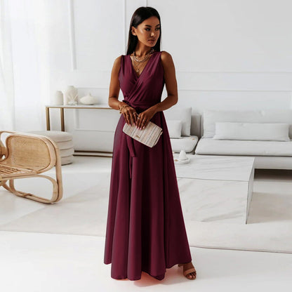 Maxi Dress | Wrap-Style Wedding Guest Dress