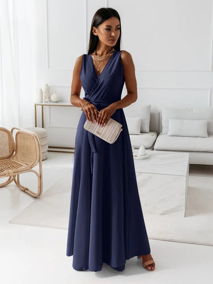 Maxi Dress | Wrap-Style Wedding Guest Dress
