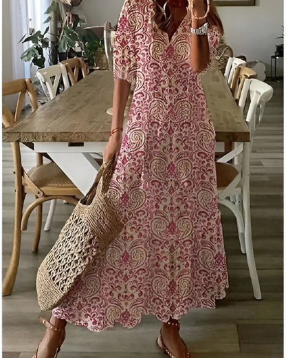 Boho Cover-Up Dress | Flowy Tassel Beach Dress