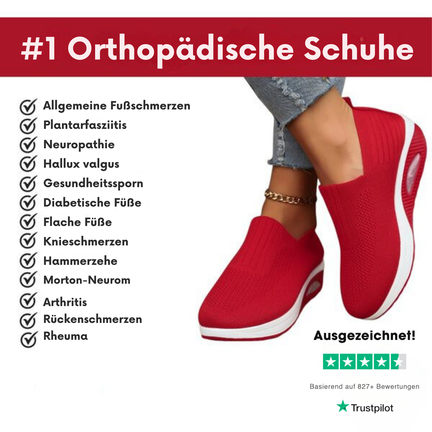 Orthopedic Slip-On Shoes | Cushioned Everyday Comfort Shoes