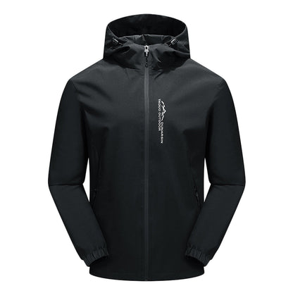 Windproof Outdoor Jacket | Hooded Water-Resistant