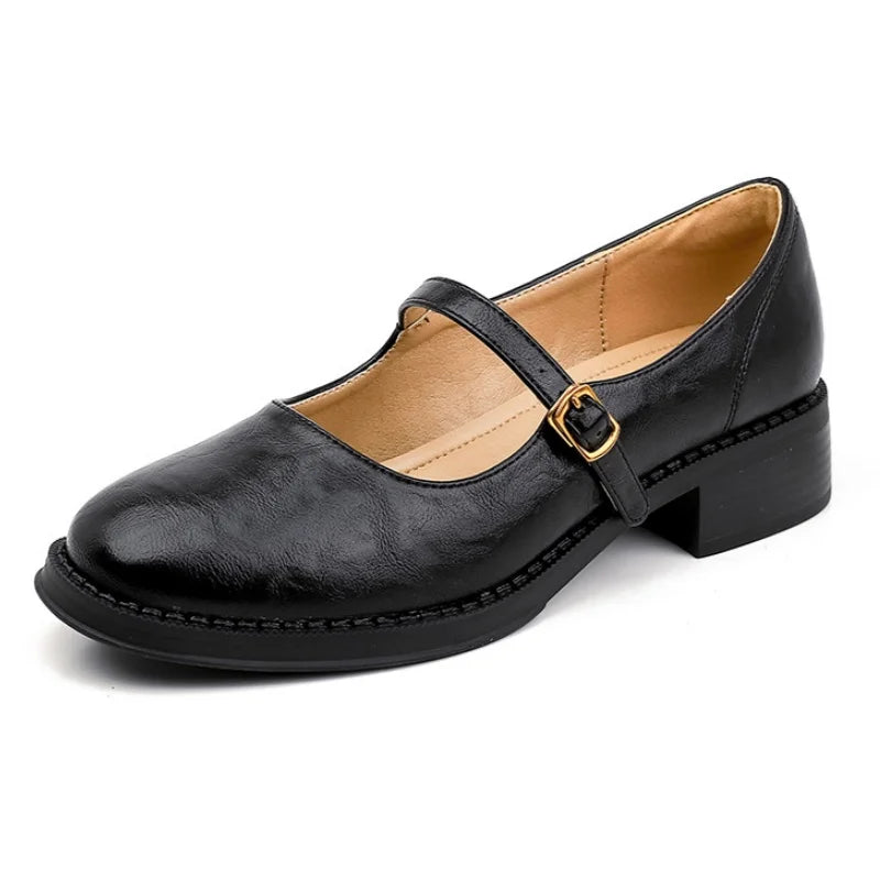 Women's Flats | Classic Leather Mary Jane Shoes