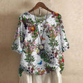 Colorful Floral White