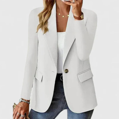Blazer | Lapel Single-Button Tailored Blazer