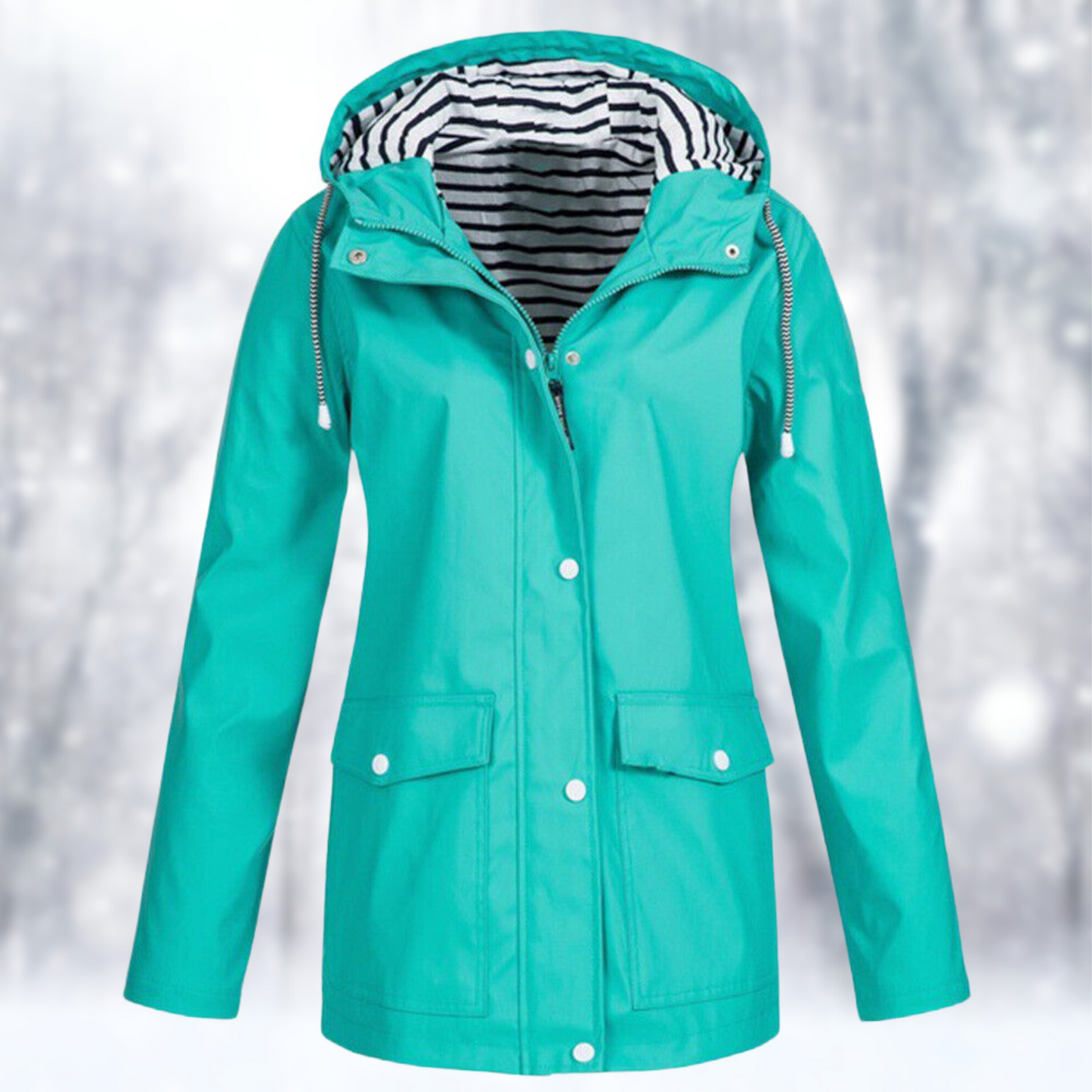 Hooded Outdoor Jacket | Windproof Water-Resistant