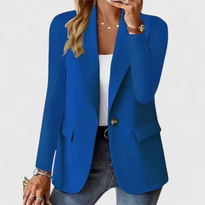 Blazer | Lapel Single-Button Tailored Blazer
