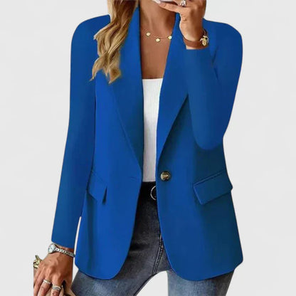 Blazer | Lapel Single-Button Tailored Blazer