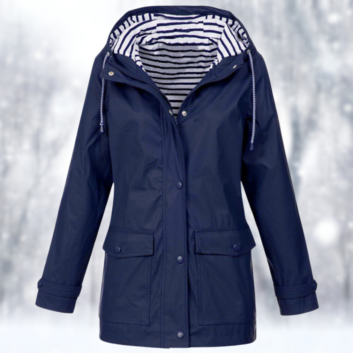 Hooded Outdoor Jacket | Windproof Water-Resistant