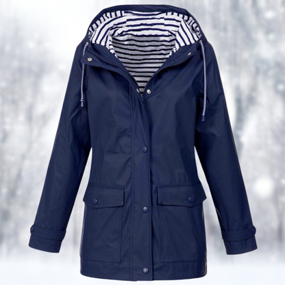 Hooded Outdoor Jacket | Windproof Water-Resistant