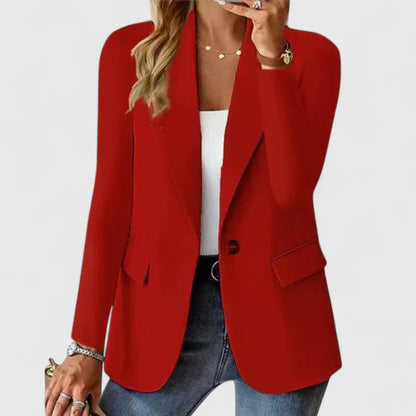 Blazer | Lapel Single-Button Tailored Blazer