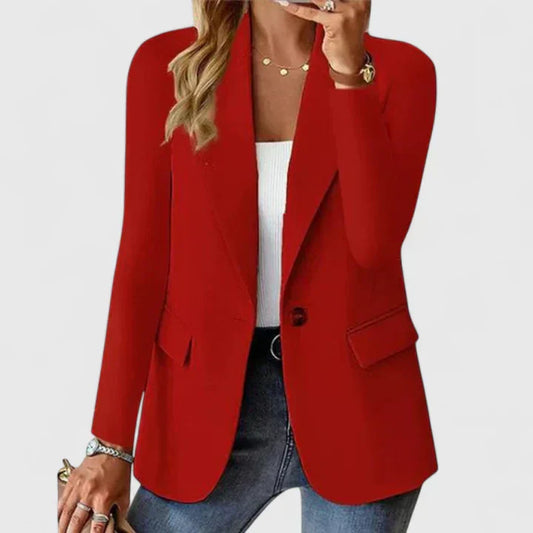 Blazer | Lapel Single-Button Tailored Blazer