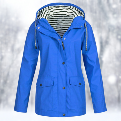 Hooded Outdoor Jacket | Windproof Water-Resistant