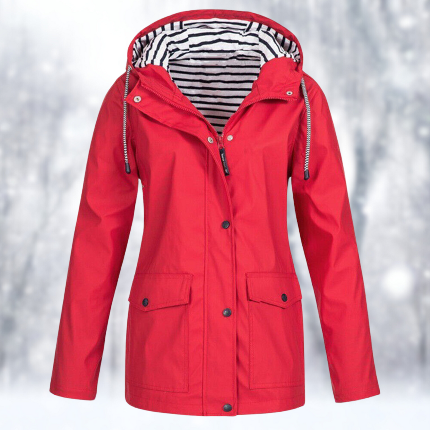 Hooded Outdoor Jacket | Windproof Water-Resistant