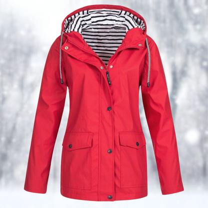 Hooded Outdoor Jacket | Windproof Water-Resistant
