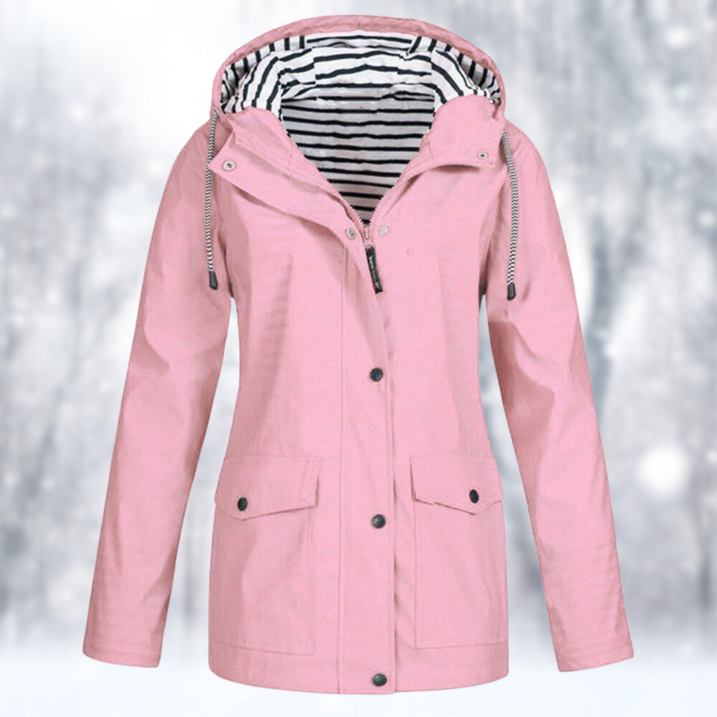 Hooded Outdoor Jacket | Windproof Water-Resistant