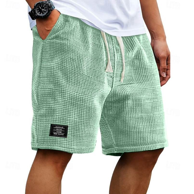 Shorts | Waffle-Knit Casual Summer Shorts
