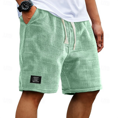 Shorts | Waffle-Knit Casual Summer Shorts