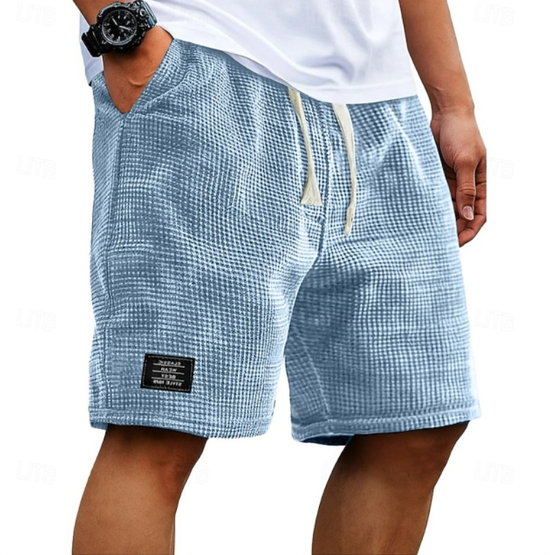 Shorts | Waffle-Knit Casual Summer Shorts