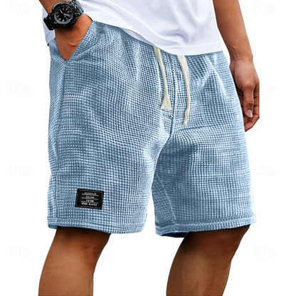 Shorts | Waffle-Knit Casual Summer Shorts