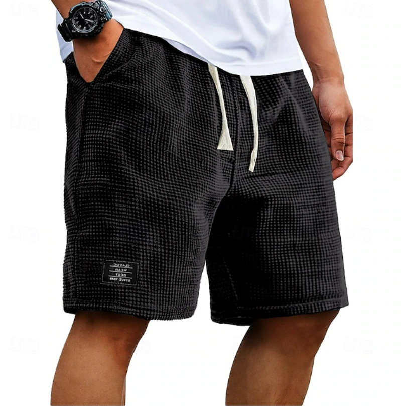 Shorts | Waffle-Knit Casual Summer Shorts