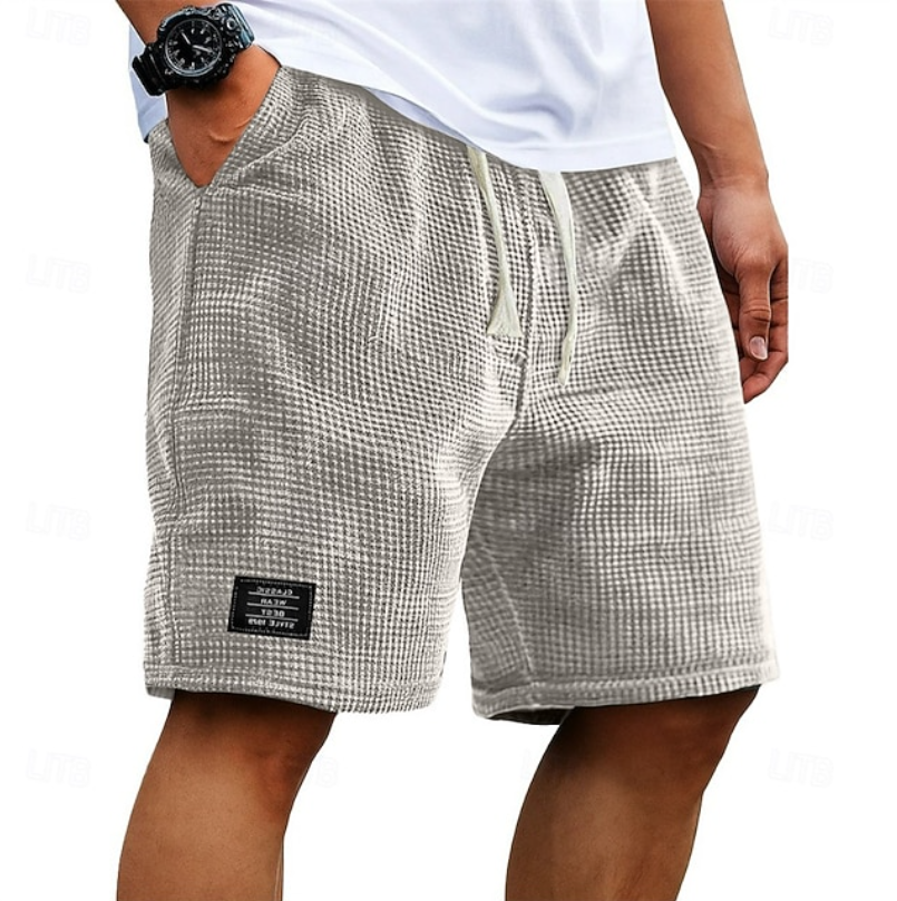 Shorts | Waffle-Knit Casual Summer Shorts