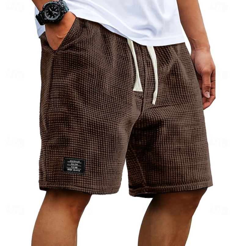 Shorts | Waffle-Knit Casual Summer Shorts