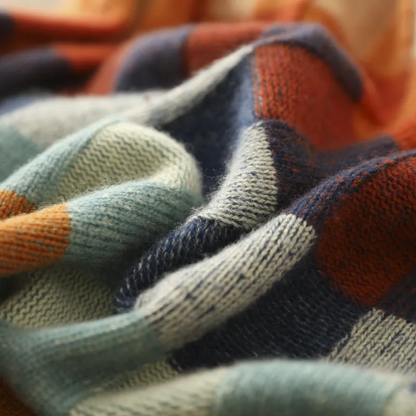 Jumper | Colourful Turtleneck Knit Jumper