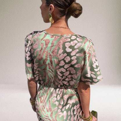 Satin Wrap Maxi Dress | Wedding Guest Occasion Dress
