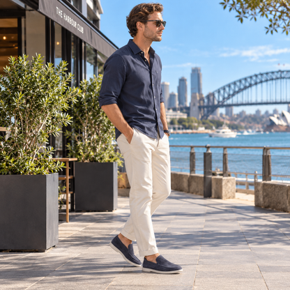 Men's Shoes | Round-Toe Slip-On Loafers