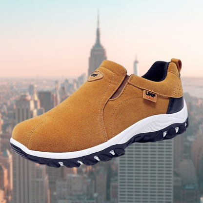 Men's cushioned comfort slip-on shoes