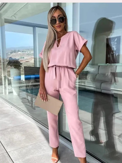 Women's Jumpsuit | Warm Cotton Jumpsuit for Autumn